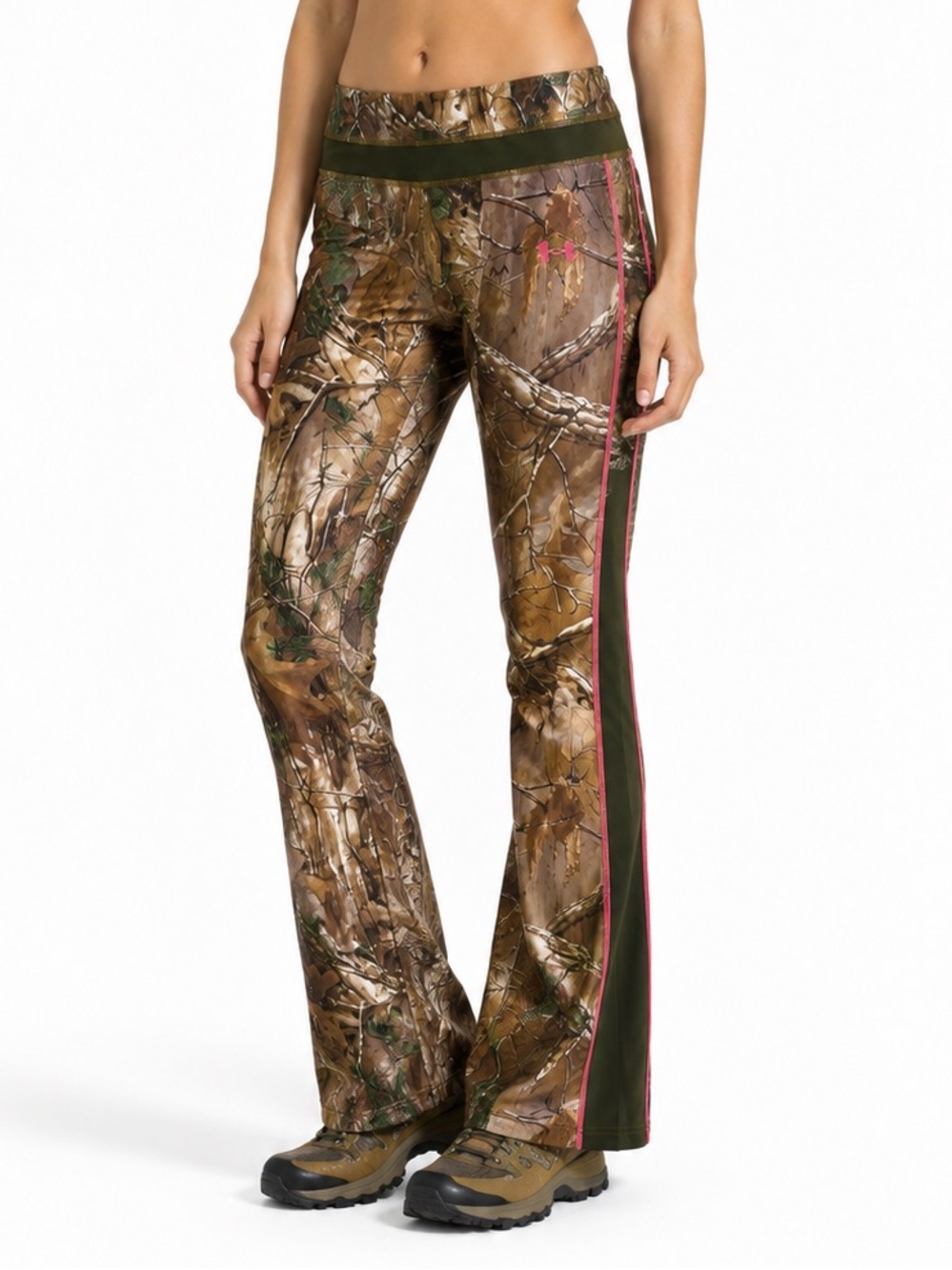 Under Armour Realtree ColdGear Infrared Camo Flare Yoga Pants Scent Control XL?